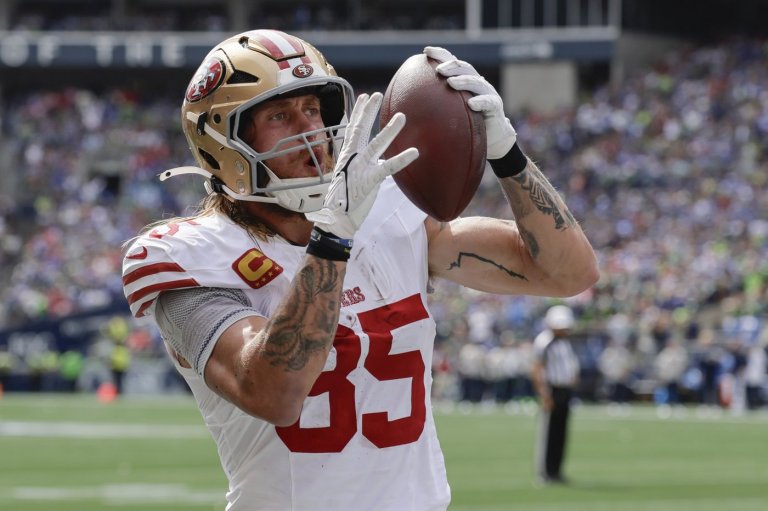 49ers tight end George Kittle leaves game against Seattle after suffering hamstring injury | iNFOnews.ca
