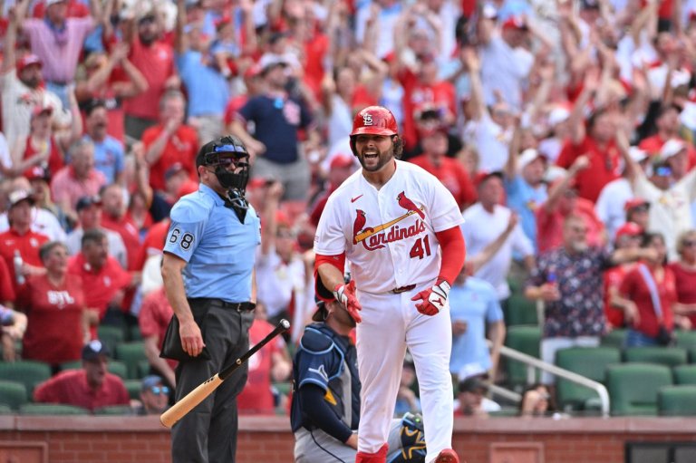 Alec Burleson's 2-run HR leads Cardinals' 9-7 rally over Rays | iNFOnews.ca