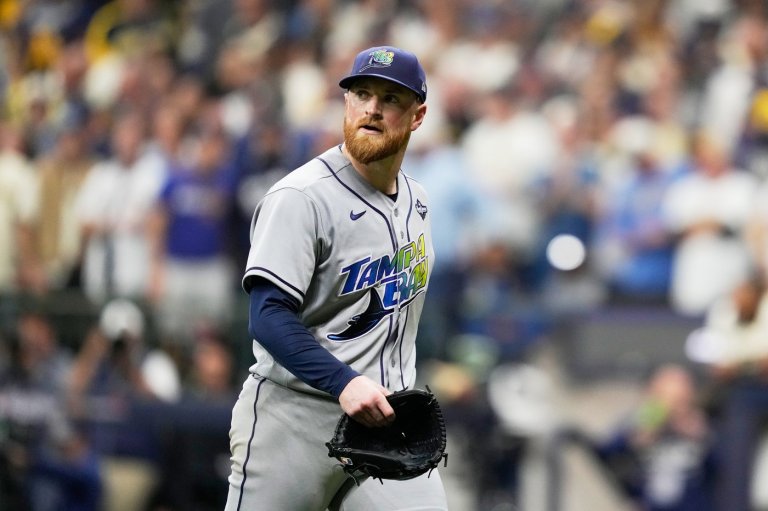 Drew Rasmusssen can't make it through 4th inning as Rays blow 4-0 lead in Game 2 loss to Brewers | iNFOnews.ca