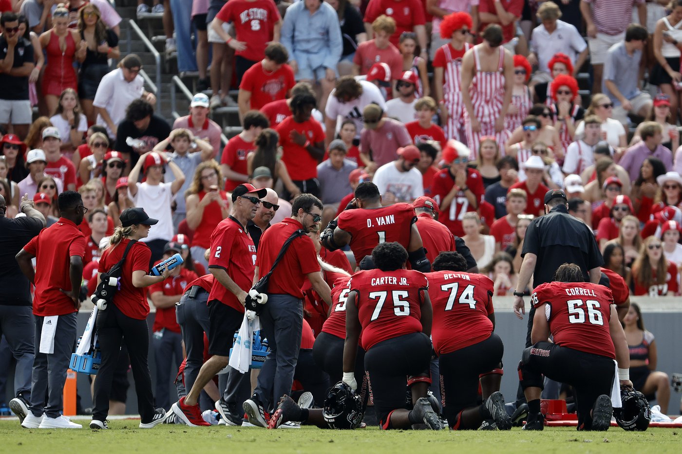 NC State QB McCall is 'alert and in good spirits' following a helmet-jarring hit | iNFOnews.ca NC State QB McCall is 'alert and in good spirits' following a helmet-jarring hit | iNFOnews.ca