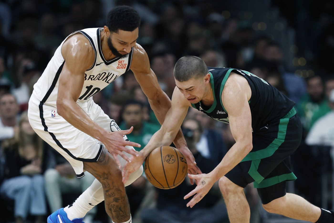 Tatum scores 33, Pritchard has six points in OT to lead Celtics to 108-104 win over Nets | iNFOnews.ca