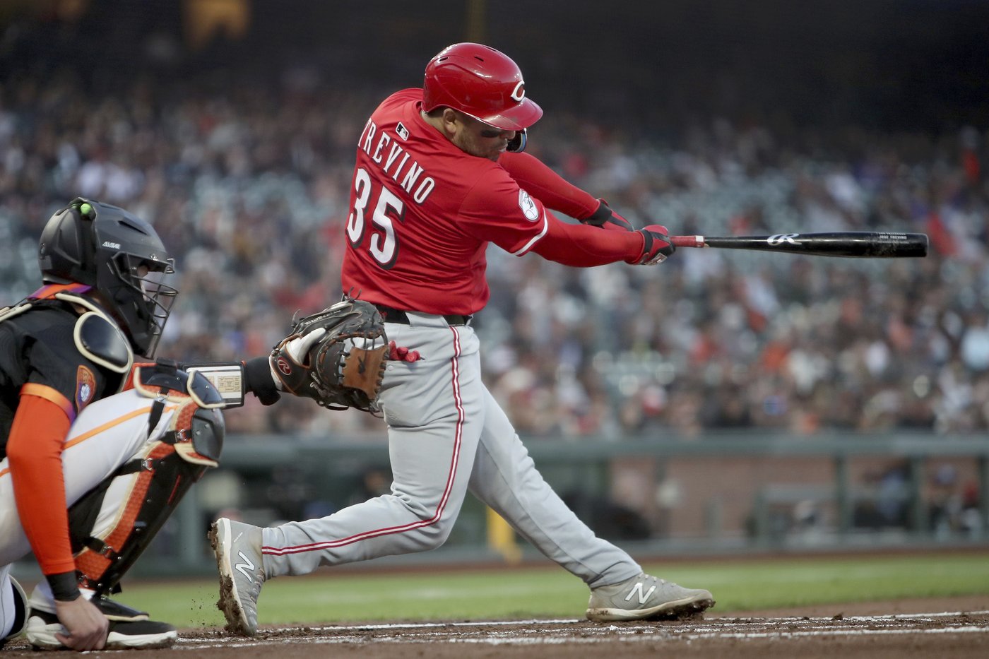 Lodolo pitches 6 innings and Trevino drives in lone run as the Reds blank the Giants 1-0 | iNFOnews.ca Lodolo pitches 6 innings and Trevino drives in lone run as the Reds blank the Giants 1-0 | iNFOnews.ca