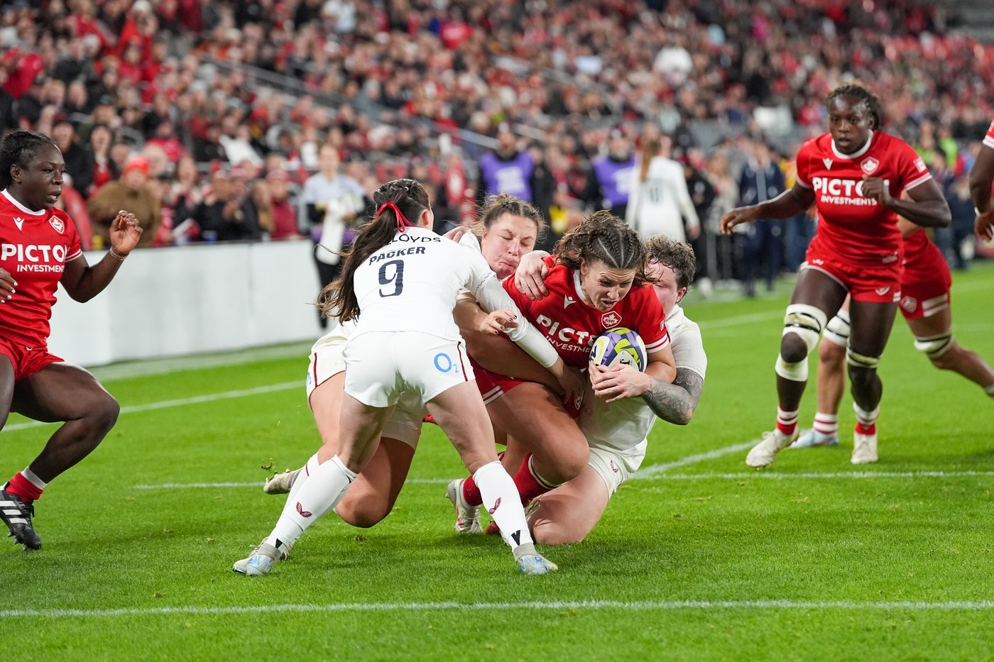 Canadian women's rugby team rolls past England 31-22 for second straight time | iNFOnews.ca
