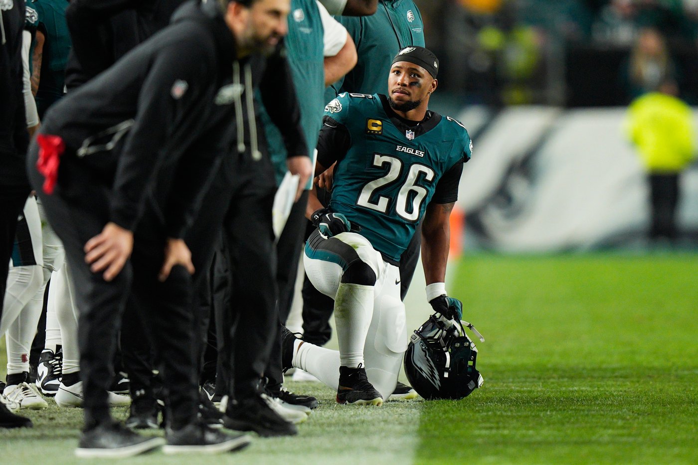 Eagles running back Saquon Barkley says NFL told him to divest equity stake in Polymarket | iNFOnews.ca Eagles running back Saquon Barkley says NFL told him to divest equity stake in Polymarket | iNFOnews.ca