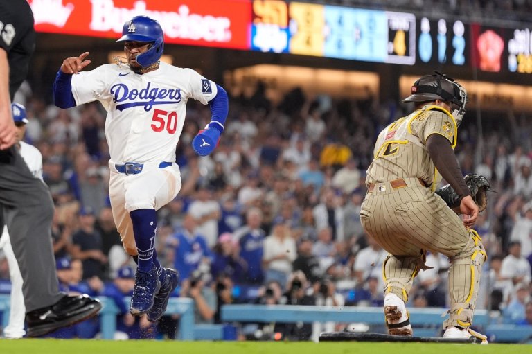 Dodgers score 5 two-out runs off Padres starter Michael King in 7-0 victory | iNFOnews.ca