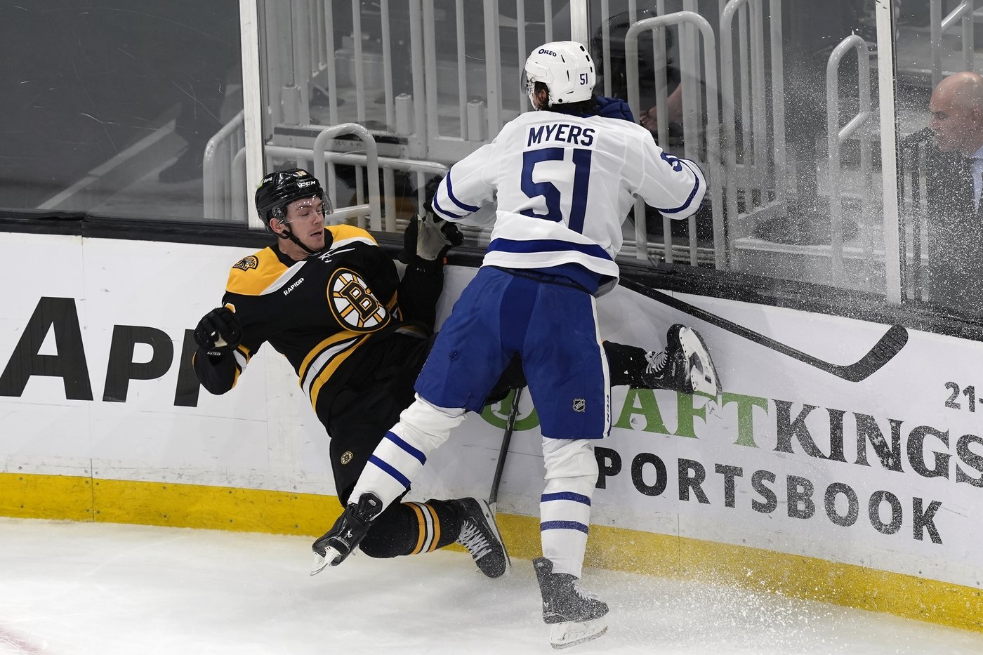 Marchand gets 1st goal of season in OT to lift Bruins to 4-3 win over Maple Leafs | iNFOnews.ca Marchand gets 1st goal of season in OT to lift Bruins to 4-3 win over Maple Leafs | iNFOnews.ca