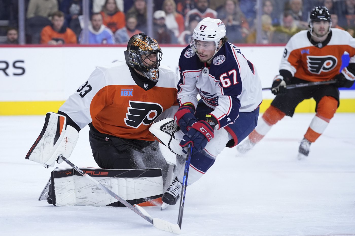 Tippett's OT goal and 4-point game powers the Flyers to a 5-4 comeback win over the Blue Jackets | iNFOnews.ca Tippett's OT goal and 4-point game powers the Flyers to a 5-4 comeback win over the Blue Jackets | iNFOnews.ca