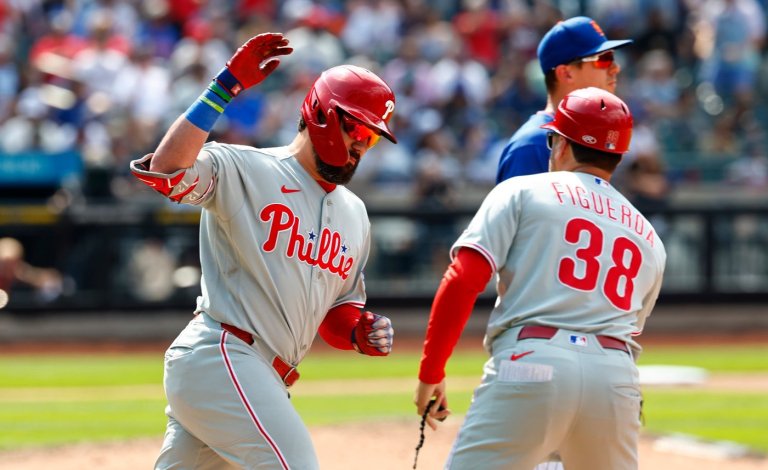 Veteran Phillies slugger Kyle Schwarber joins teammate Bryce Harper in Home Run Derby | iNFOnews.ca