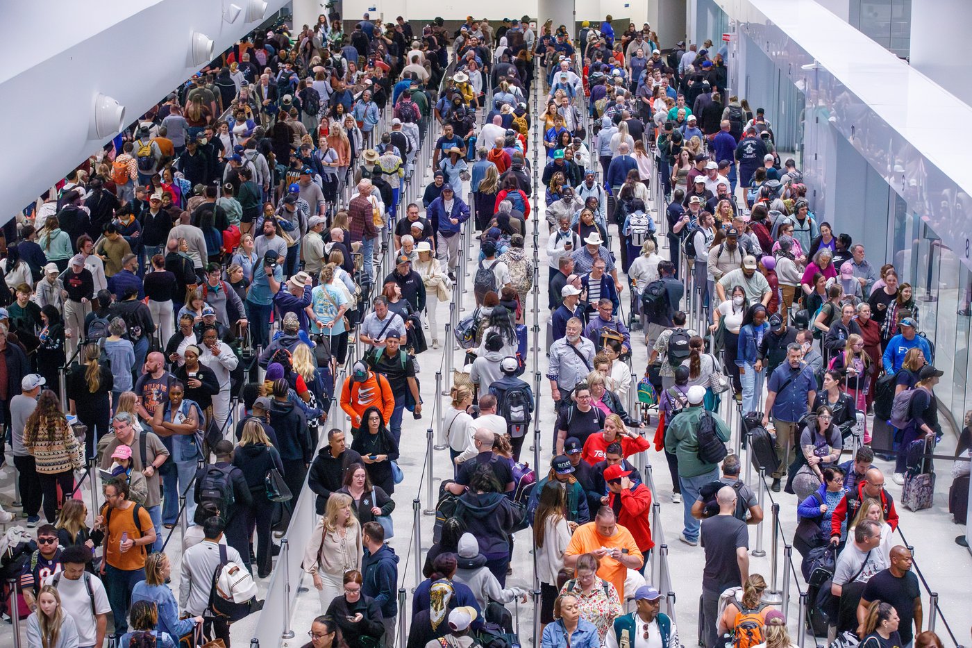 Photos show ICE agents at US airports where the partial government shutdown triggered delays | iNFOnews.ca
