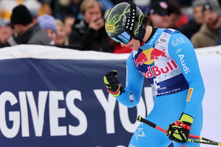 Italian skier Franzoni adds Kitzbühel downhill win to his breakout season with Olympics looming | iNFOnews.ca