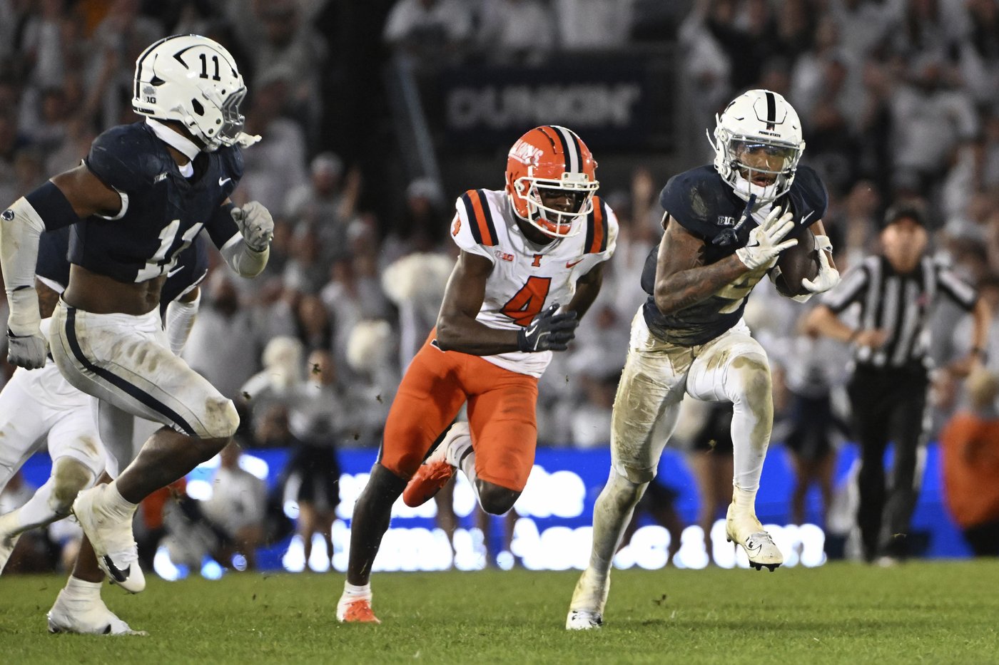 Singleton, Allen score TDs as No. 9 Penn State beats No. 19 Illinois 21-7 | iNFOnews.ca