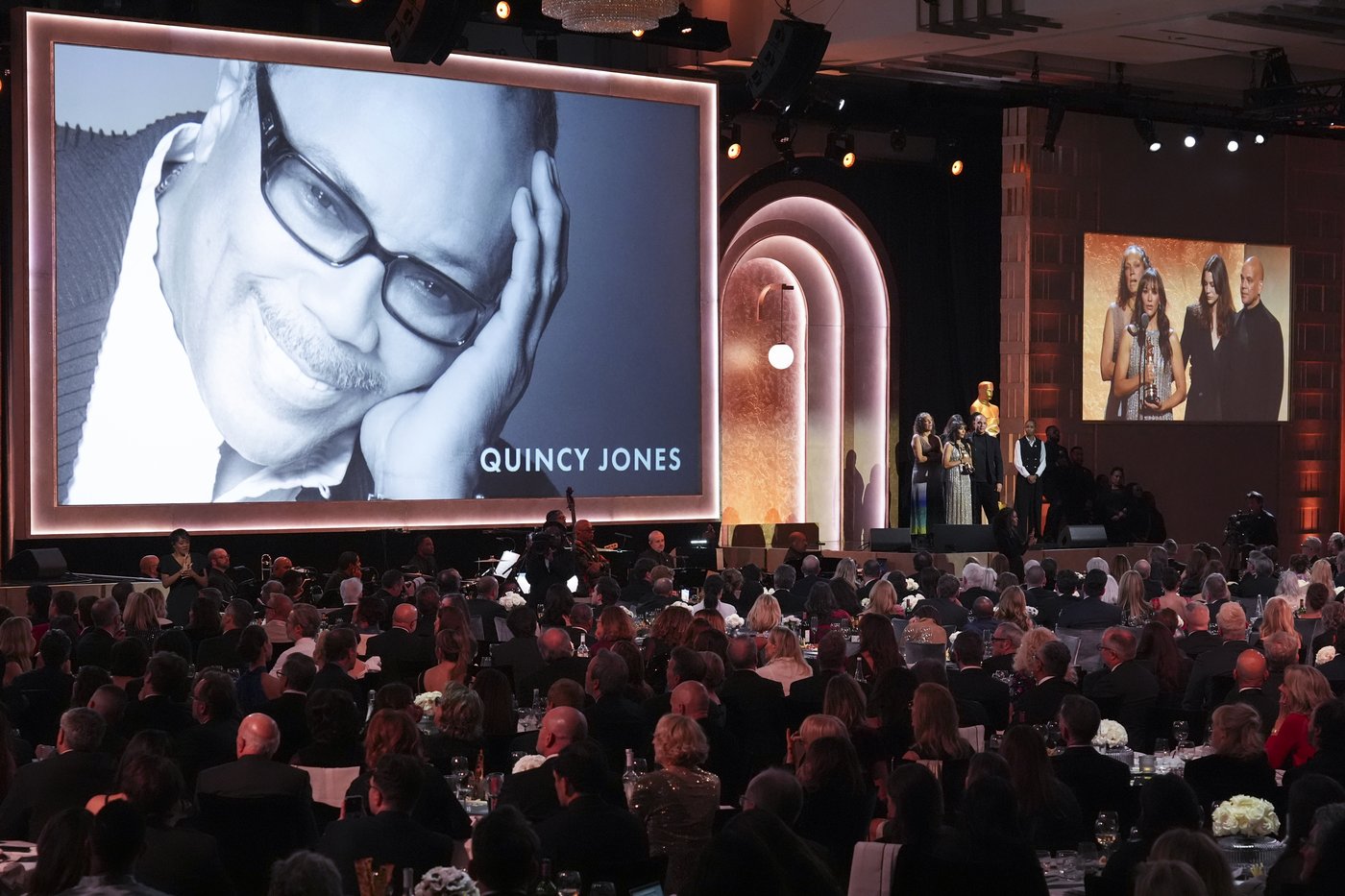 Hollywood stars gather for honorary Oscars event celebrating Quincy Jones, Bond producers, more | iNFOnews.ca