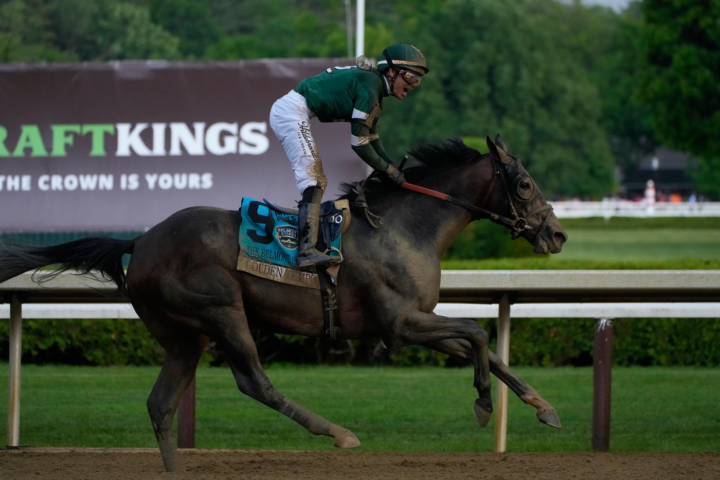 Golden Tempo wins the 158th running of the Belmont Stakes after winning the Kentucky Derby | iNFOnews.ca Golden Tempo wins the 158th running of the Belmont Stakes after winning the Kentucky Derby | iNFOnews.ca