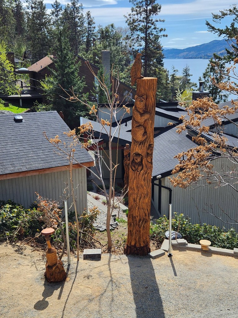 iN PHOTOS: Penticton couple make chainsaw art out of topped trees | iNFOnews.ca