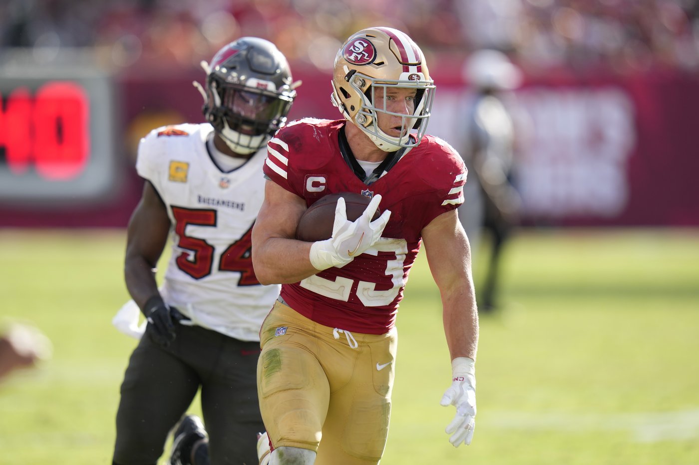 Christian McCaffrey happy to be back on field and making plays to help 49ers win in his season debut | iNFOnews.ca