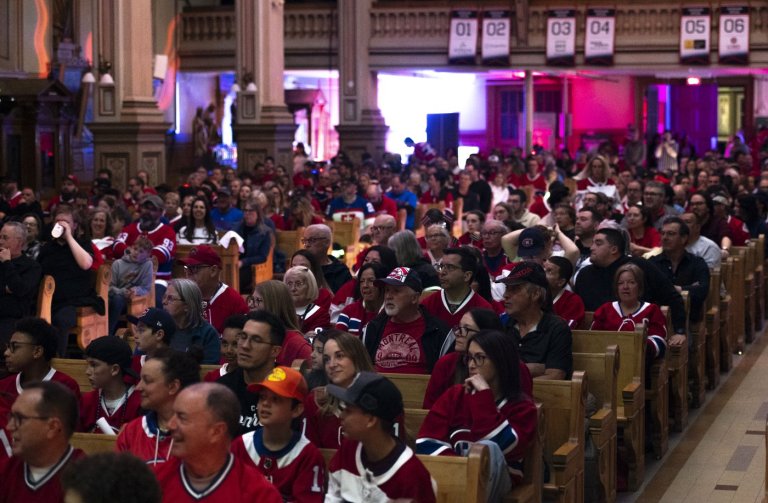 Church in St-Jean-sur-Richelieu, Que. becomes unlikely Habs playoff watch hub | iNFOnews.ca