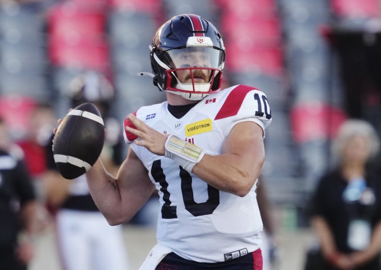 Montreal Alouettes QB Alexander earns CFL player of the month honours | iNFOnews.ca