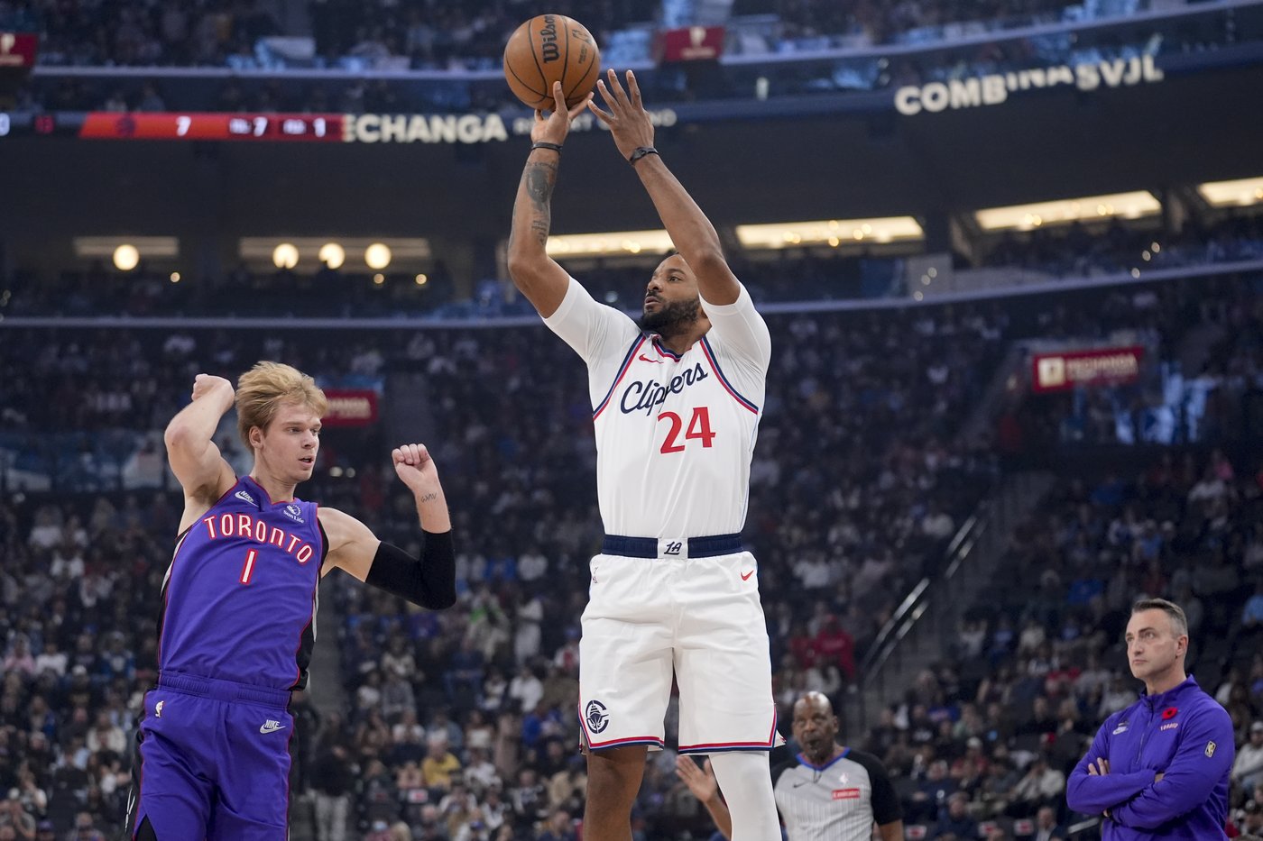 Harden, Powell score 24 points apiece as Clippers edge Raptors 105-103 | iNFOnews.ca