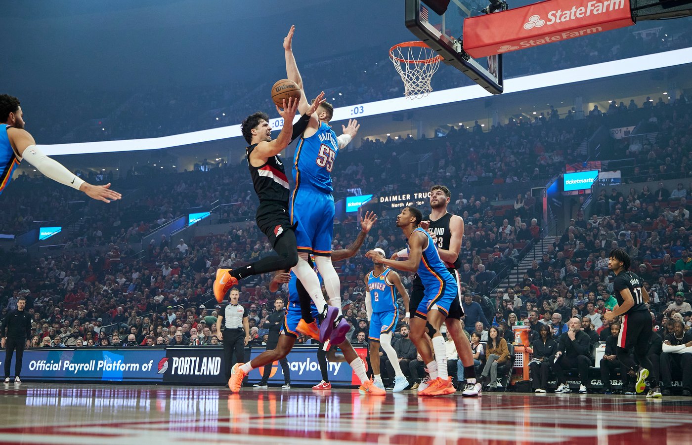 Avdija and Trail Blazers rally from 22 down to hand Thunder their first loss, 121-119 | iNFOnews.ca Avdija and Trail Blazers rally from 22 down to hand Thunder their first loss, 121-119 | iNFOnews.ca