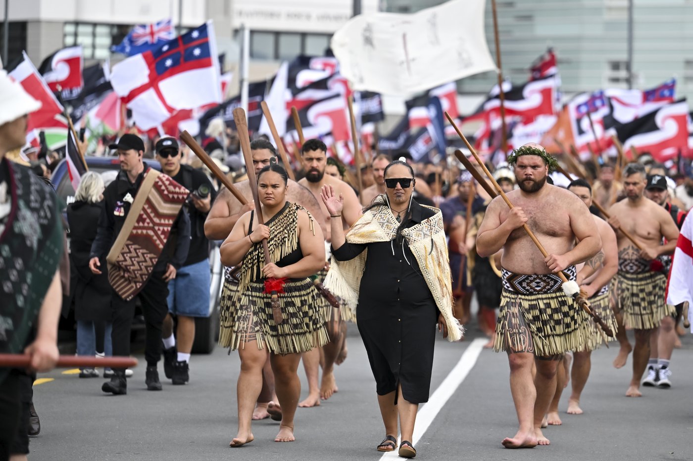 35,000 crowd New Zealand's Parliament grounds in support of Māori rights | iNFOnews.ca