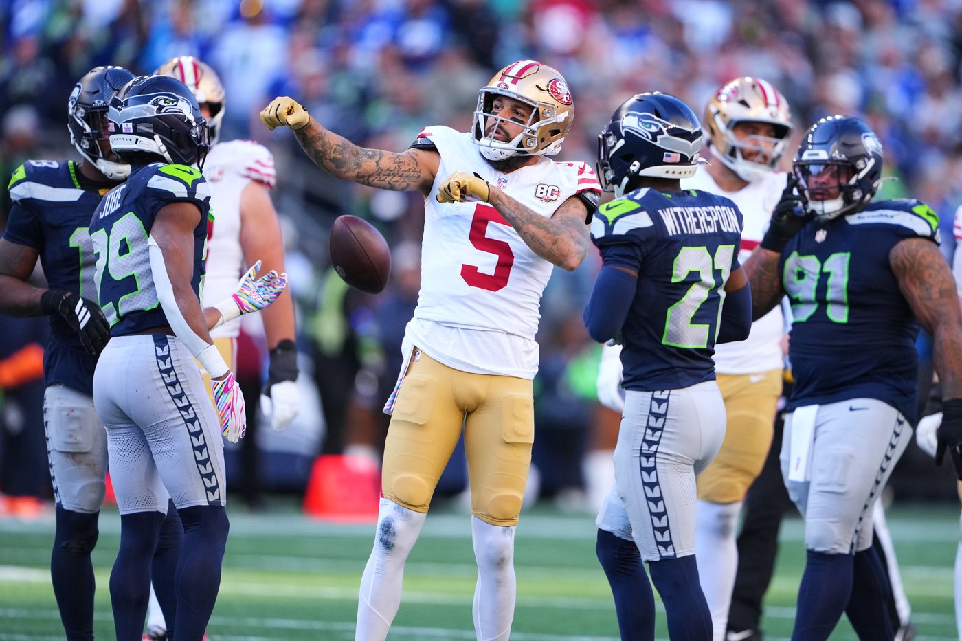 Mike Evans is a 'game changer' in his 1st season with the 49ers | iNFOnews.ca
