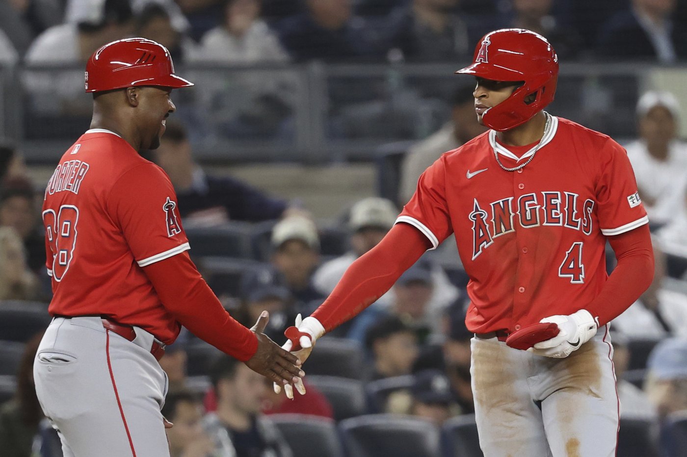 Angels rookie Christian Moore, a NYC native, gets 1st MLB hit in 1st visit to Yankee Stadium | iNFOnews.ca Angels rookie Christian Moore, a NYC native, gets 1st MLB hit in 1st visit to Yankee Stadium | iNFOnews.ca