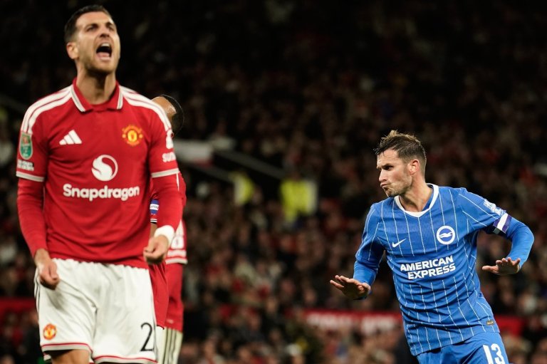 Carrick's woes continue as Man United stunned by Brighton in League Cup | iNFOnews.ca