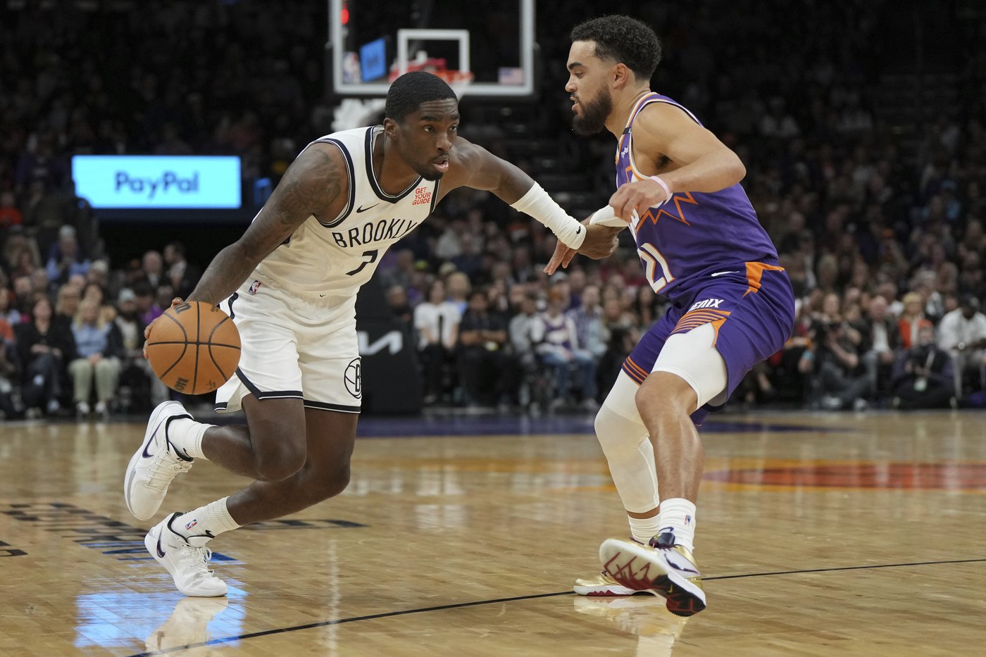 Tyrese Martin scores a career-high 30 points, leading the Nets past the Suns 127-117 | iNFOnews.ca Tyrese Martin scores a career-high 30 points, leading the Nets past the Suns 127-117 | iNFOnews.ca