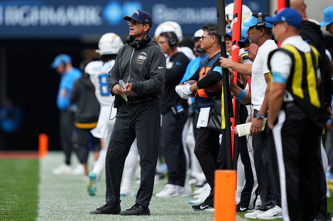 Chargers coach Harbaugh pushes back on suggestion offensive changes needed after latest struggles | iNFOnews.ca Chargers coach Harbaugh pushes back on suggestion offensive changes needed after latest struggles | iNFOnews.ca