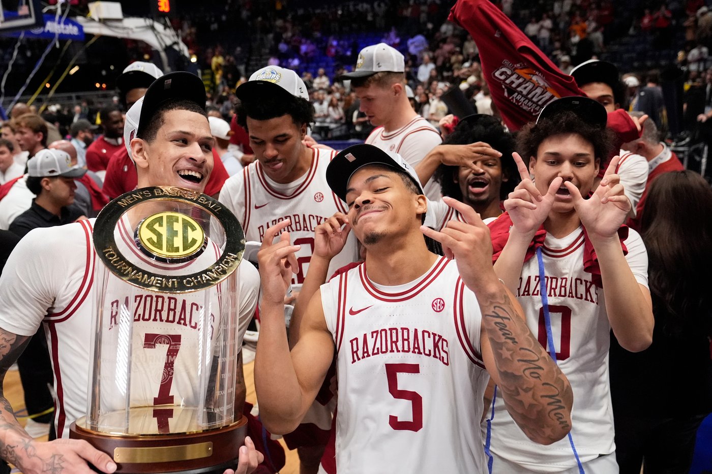 Arkansas tops Vanderbilt 86-75 to win SEC Tournament title | iNFOnews.ca