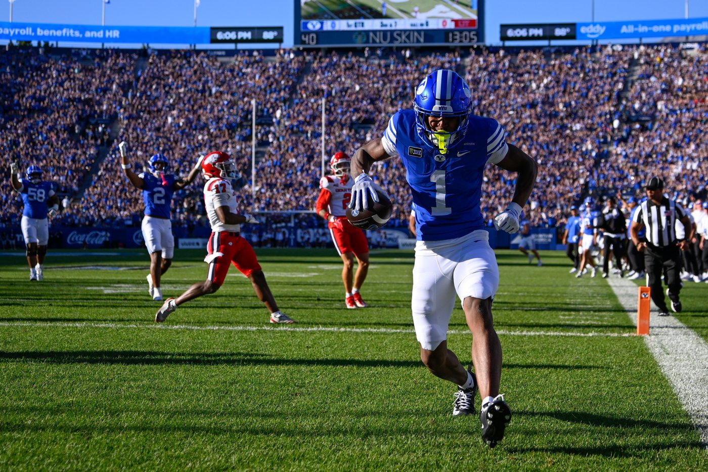 No. 14 BYU forces 4 turnovers in 63-7 rout of Utah Tech | iNFOnews.ca No. 14 BYU forces 4 turnovers in 63-7 rout of Utah Tech | iNFOnews.ca