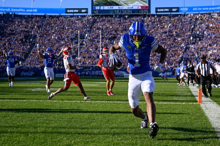 No. 14 BYU forces 4 turnovers in 63-7 rout of Utah Tech | iNFOnews.ca