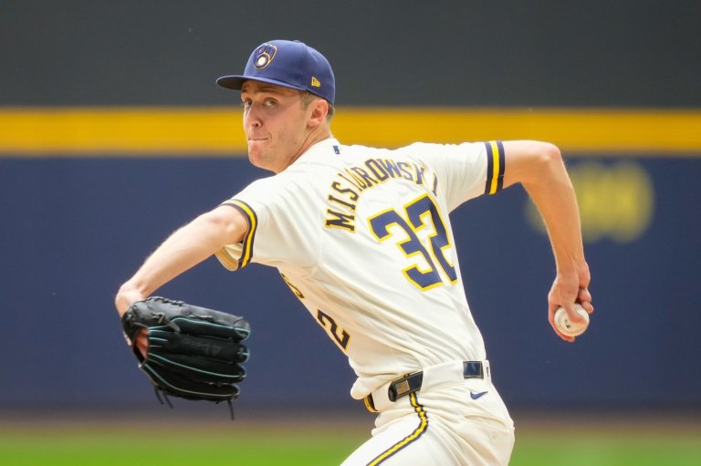 Brewers' Misiorowski sets record with 57 100 mph pitches in game since tracking era started in 2008 | iNFOnews.ca