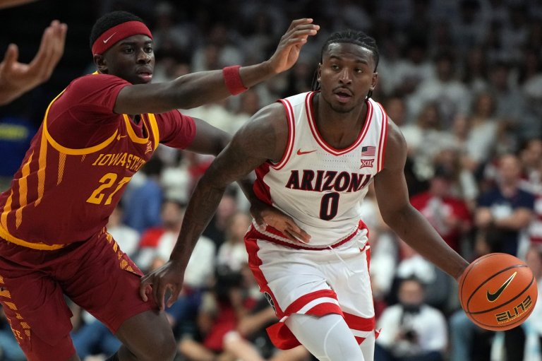 Arizona guard Jaden Bradley and coach Tommy Lloyd pick up Big 12 awards | iNFOnews.ca