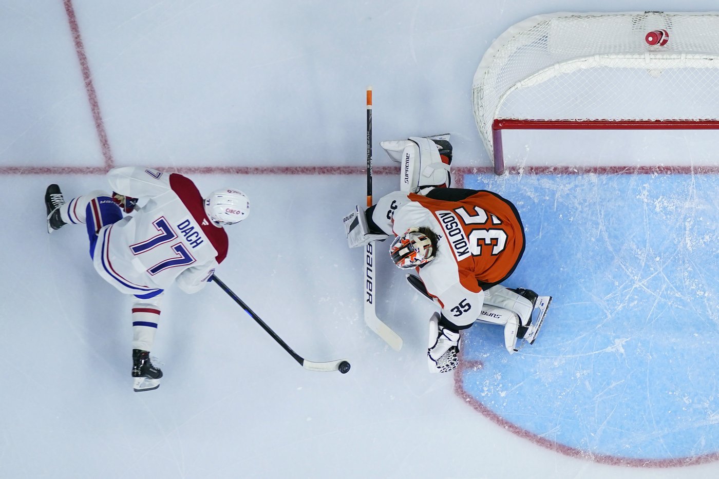 Aleksei Kolosov makes his Flyers debut, becoming first Belarusian goalie in NHL history | iNFOnews.ca Aleksei Kolosov makes his Flyers debut, becoming first Belarusian goalie in NHL history | iNFOnews.ca