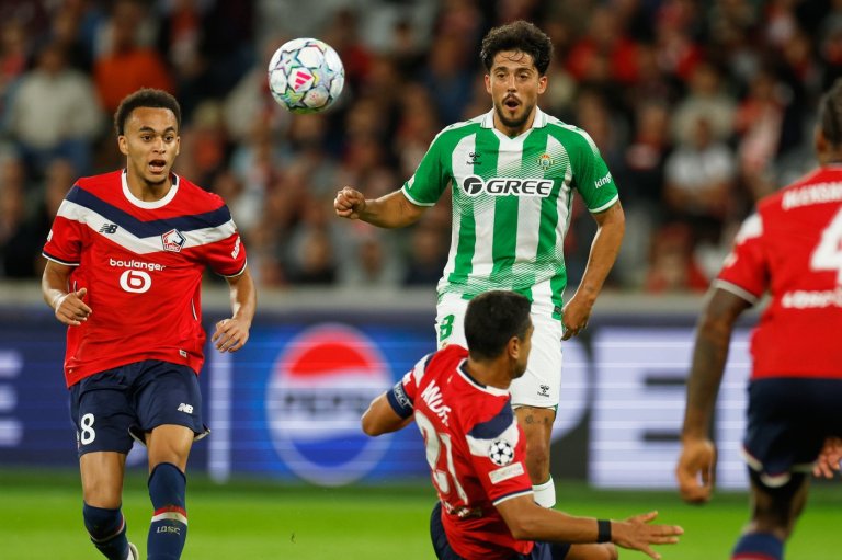 Ethan Mbappé banned for 3 Champions League games for elbowing opponent in Lille's loss to Betis | iNFOnews.ca