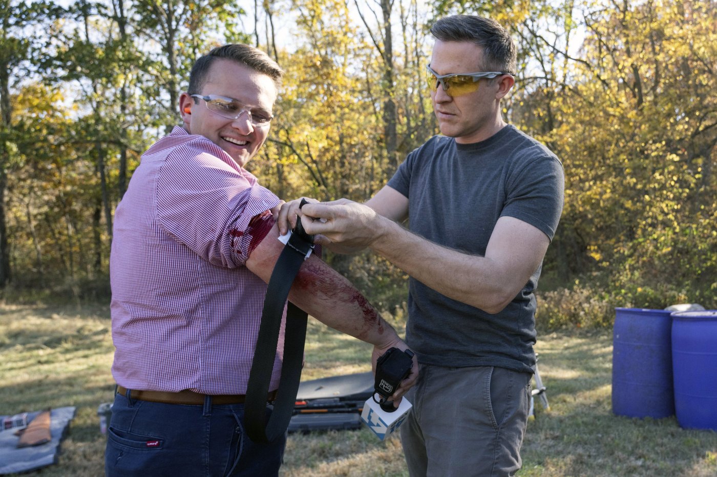 No charges after flyaway metal grazes reporter at event for Missouri's Democratic Senate candidate | iNFOnews.ca