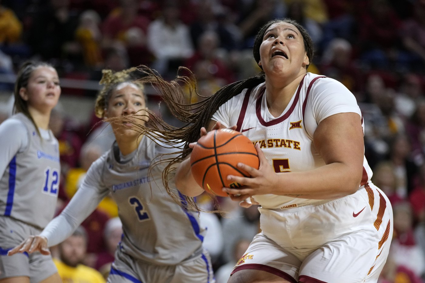 Crooks scores 16, Brown has double-double as No. 8 Iowa State women beat Indiana State 64-42 | iNFOnews.ca