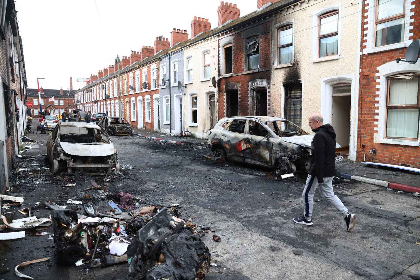 Photos show the aftermath of anti-immigration protests in Northern Ireland | iNFOnews.ca