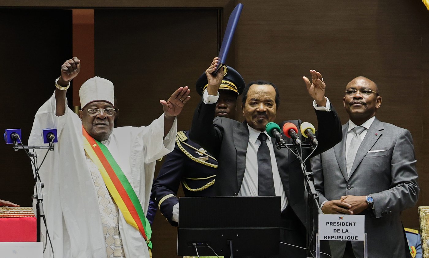 Cameroon's 92-year-old president Paul Biya sworn in again as opposition cries foul | iNFOnews.ca Cameroon's 92-year-old president Paul Biya sworn in again as opposition cries foul | iNFOnews.ca