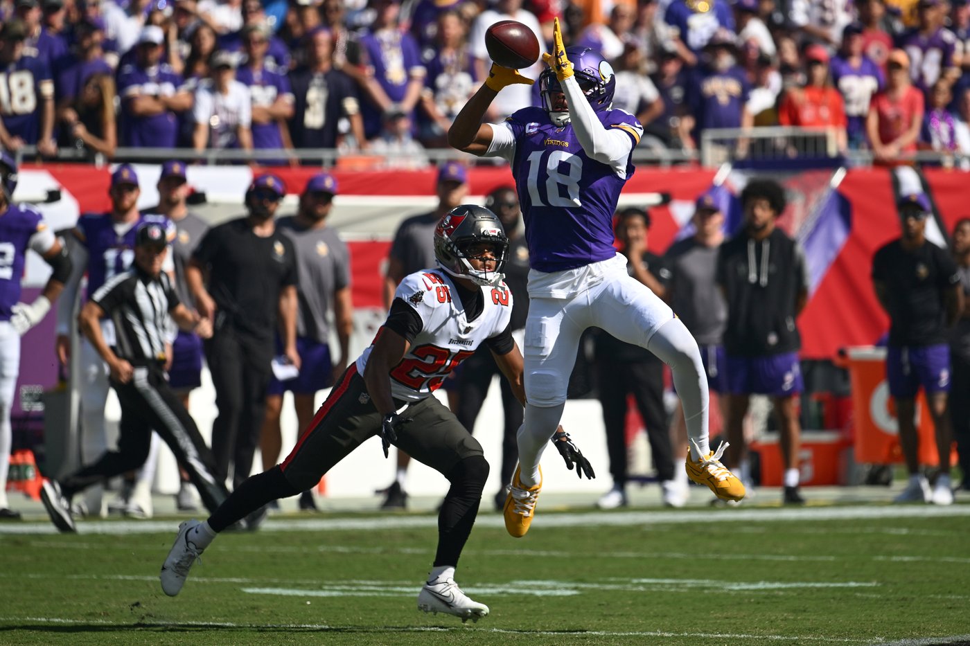 Vikings' Justin Jefferson ruled out against Buccaneers with an ankle injury | iNFOnews.ca