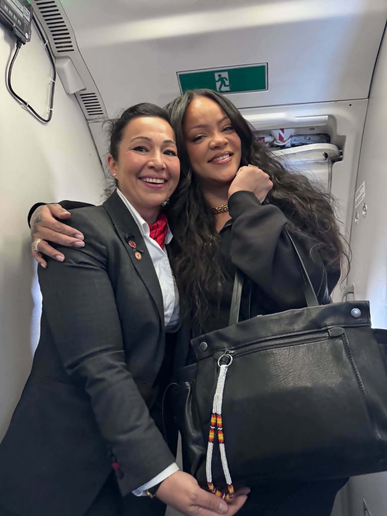Air Canada flight attendant shares Mohawk culture with pop star Rihanna | iNFOnews.ca