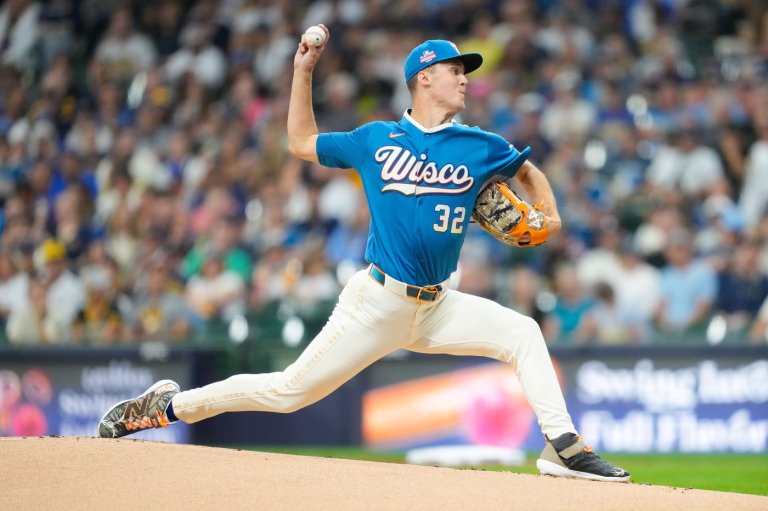 Braves' Sale says Brewers' Misiorowski has 'probably the most impressive fastball I've ever seen' | iNFOnews.ca