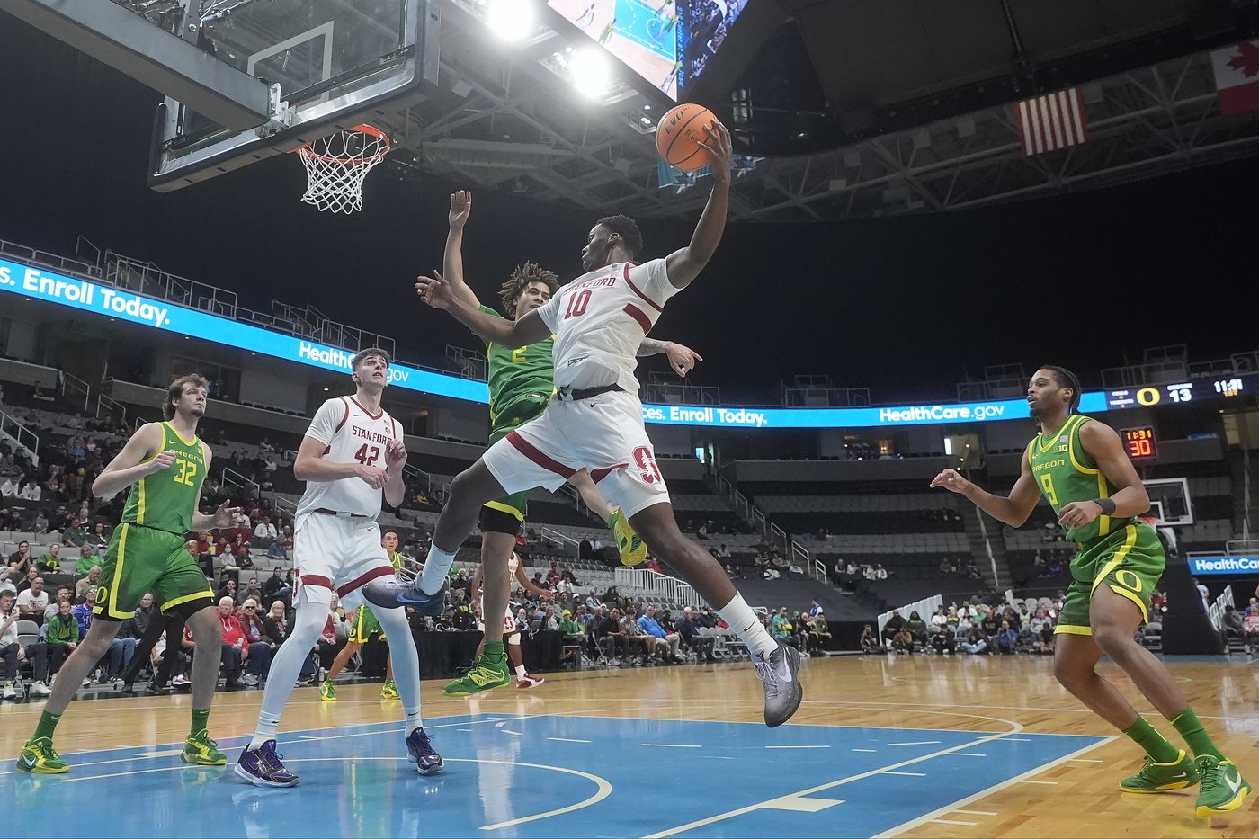 No. 10 Oregon beats Stanford 76-61 in a matchup of former Pac-12 foes | iNFOnews.ca