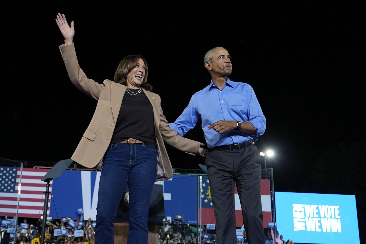 Obama, Springsteen boost Harris as she warns of ‘brutally serious’ consequences if Trump wins | iNFOnews.ca