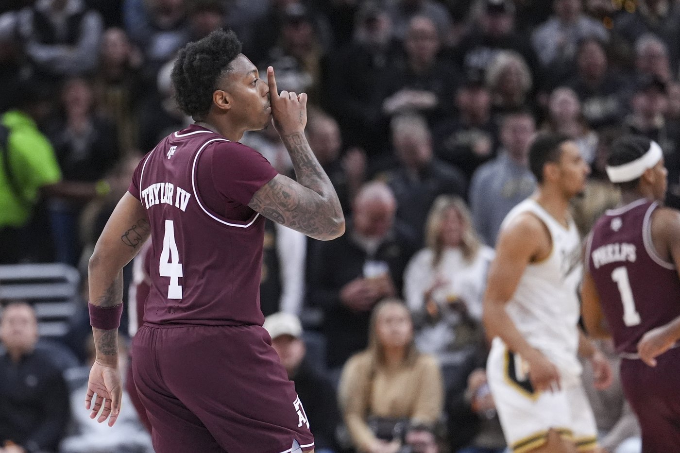 Pharrel Payne's big game helps No. 17 Texas A&M pull away from No. 11 Purdue 70-66 | iNFOnews.ca Pharrel Payne's big game helps No. 17 Texas A&M pull away from No. 11 Purdue 70-66 | iNFOnews.ca