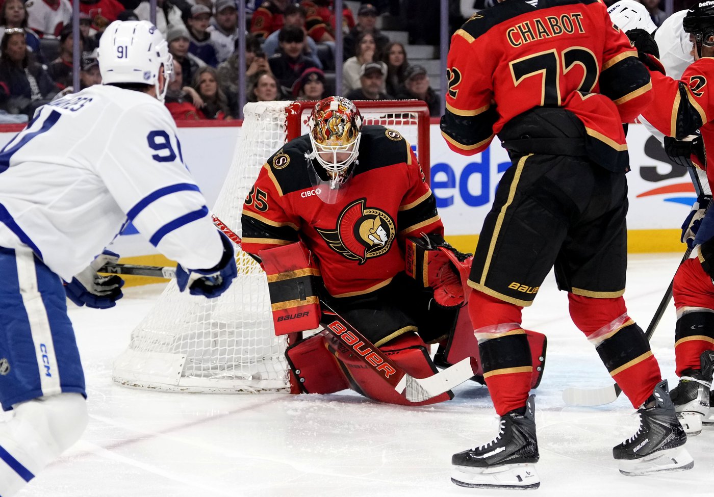 Senators pounce on Leafs early, record 5-2 victory | iNFOnews.ca