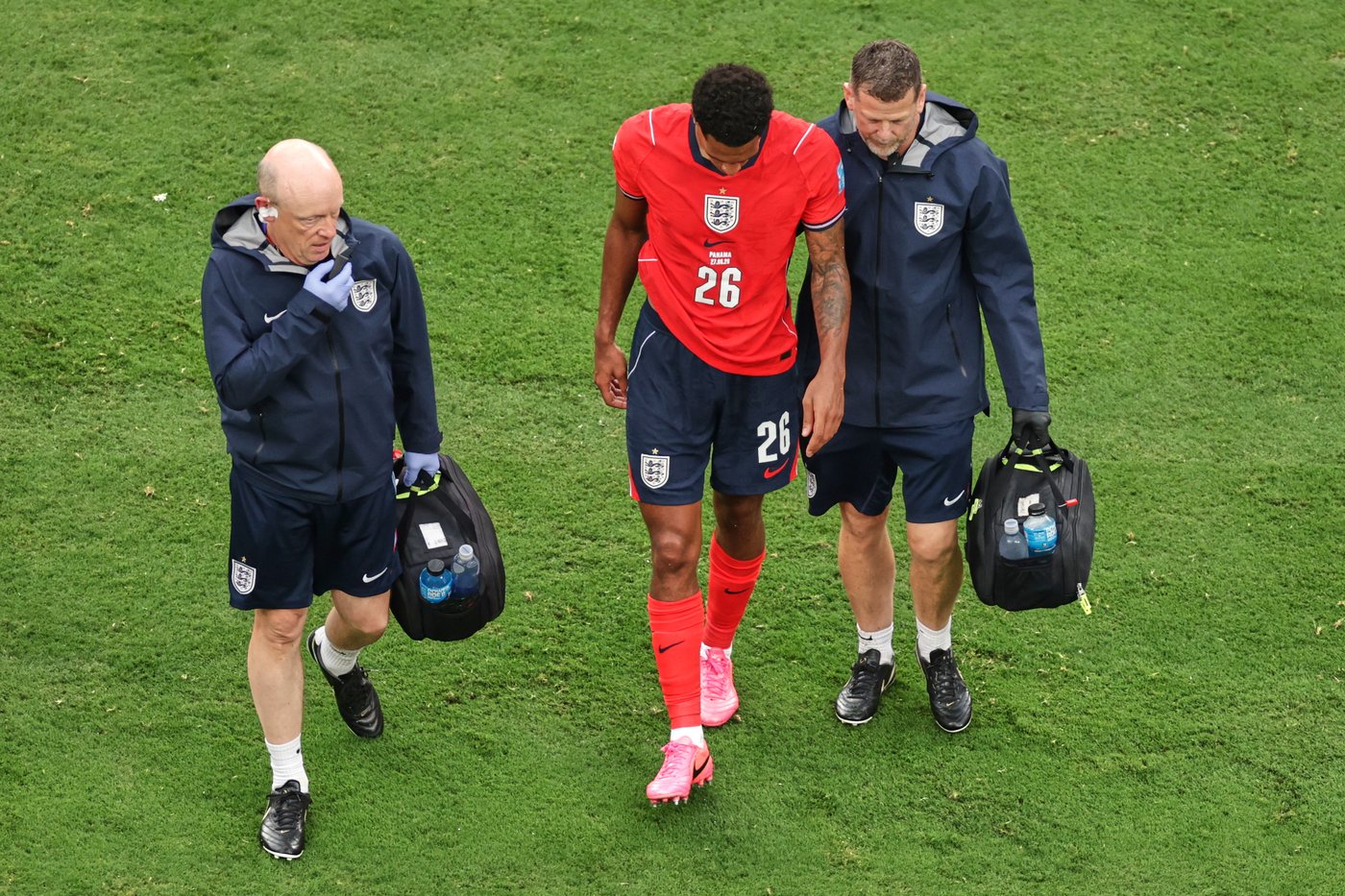 Another right back down for England at the World Cup as Jarell Quansah exits with ankle injury | iNFOnews.ca
