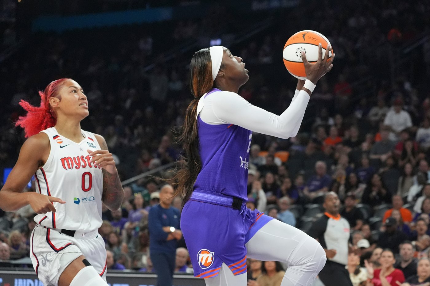 Georgia Amoore scores career-high 25 and the Mystics move into 6th with 80-73 win over Mercury | iNFOnews.ca