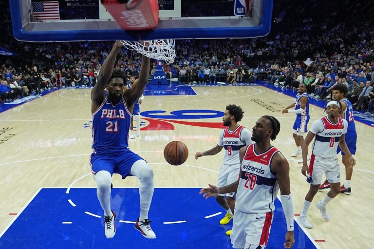 Embiid and George power the 76ers to a 131-110 win over the Wizards | iNFOnews.ca